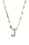 Lana Initial Pendant Necklace In Yellow Gold J