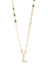 Lana Initial Pendant Necklace In Gold