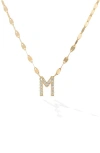 Lana Initial Pendant Necklace In Gold