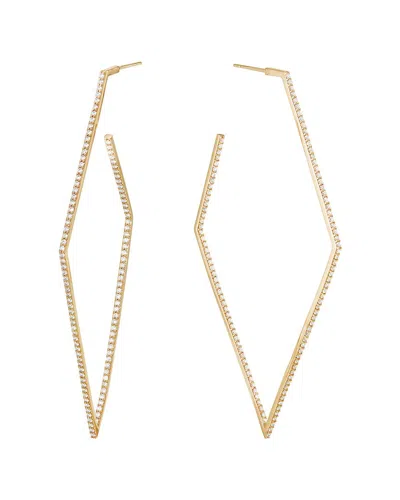 Lana Jewelry 14k 1.68 Ct. Tw. Diamond Hoops In Gold