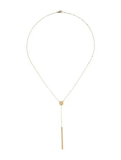Pre-owned Lana 14k Lavalier Necklace, 18" In Multi