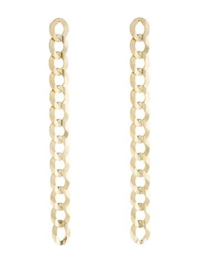 Pre-owned Lana 14k Link Drop Earrings In Multi