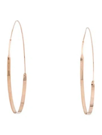 Pre-owned Lana 14k Medium Flat Magic Hoop Earrings In Multi