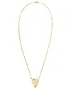Lana Jewelry 14k Taken Heart Necklace In Gold