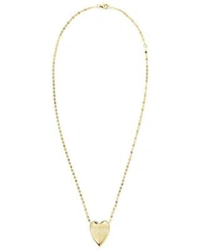 Pre-owned Lana Jewelry 14k Taken Heart Necklace Women's Gold