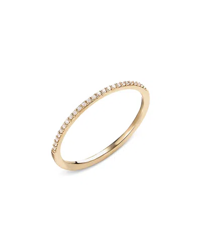 Lana 14k Gold Thin Flawless Diamond Stack Ring In Yellow Gold