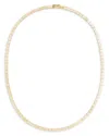 Lana Thin Flash Tile Necklace In Gold