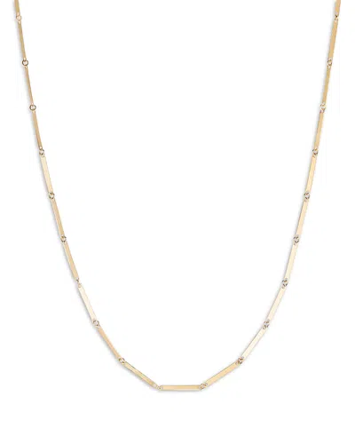 Lana Jewelry 14k Yellow Gold Rectangular Link Chain Necklace, 18