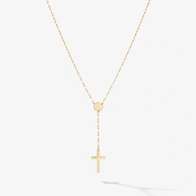 Lana Jewelry Crossary Lariat Necklace In Gold