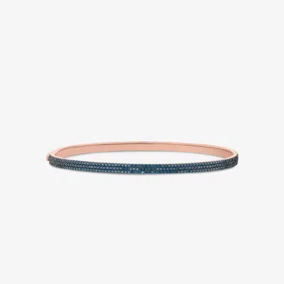 Lana Jewelry Denim Blue Diamond Vanity Bangle In Gold