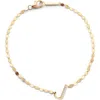 Lana Jewelry Get Personal Diamond Initial Charm Bracelet In Gold