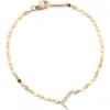 Lana Jewelry Get Personal Diamond Initial Charm Bracelet In Multi