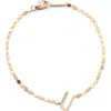 Lana Jewelry Get Personal Diamond Initial Charm Bracelet