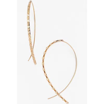 Lana Jewelry 'glam' Small Upside Down Hoop Earrings