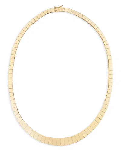 Lana Jewelry Graduating Flash Tile Chain Necklace In 14k Yellow Gold