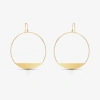 Lana Large Eclipse Hoops 14k In Gold