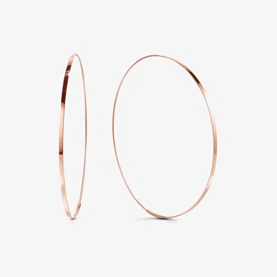 Lana Jewelry Large Flat Magic Hoops In Gold