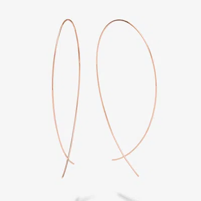 Lana Jewelry Large Upside Down Hoops In Gold