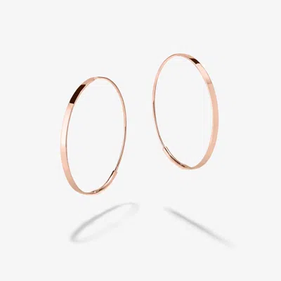 Lana Small Flat Magic Hoops In Gold