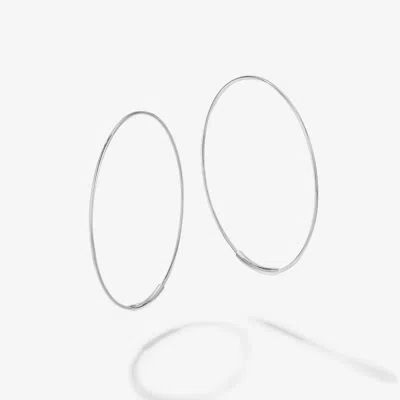 Lana Jewelry Small Magic Hoops In Silver