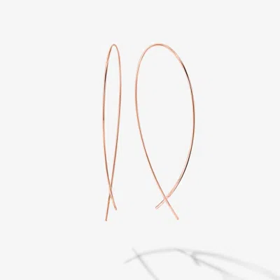 Lana Jewelry Small Upside Down Hoops In Gold