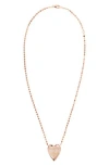 LANA LANA JEWELRY TAKEN HEART DIAMOND PENDANT NECKLACE