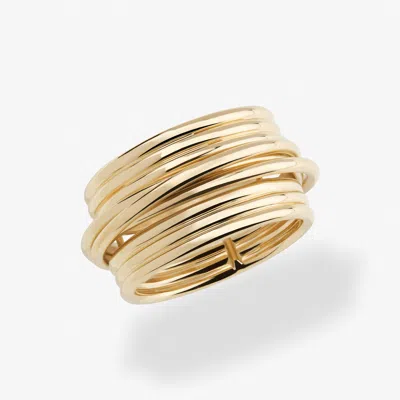 Lana Kinetic Spinner Gold Ring 14k