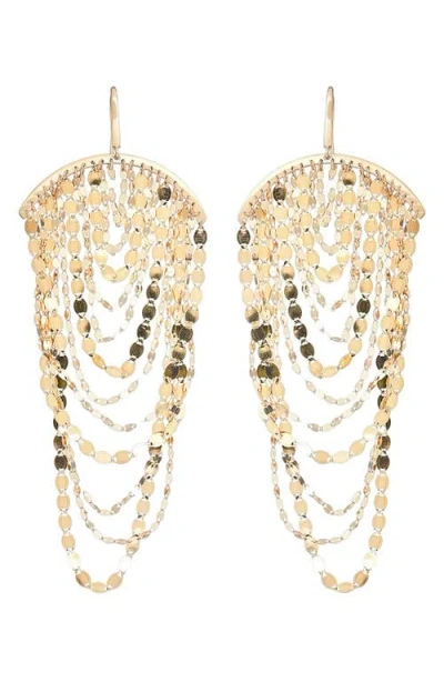 Lana Large Drop Earrings In Yellow