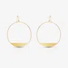 Lana Large Eclipse Hoops 14k