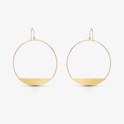 Lana Large Eclipse Hoops 14k In Gold