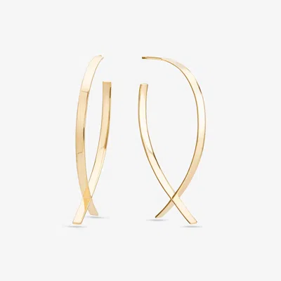Lana Large Front To Back Upside Down Hoops 14k In Gold