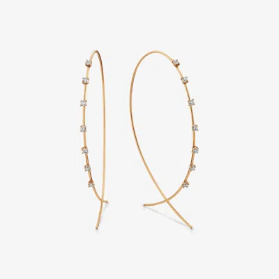 Lana Large Multi Solo Diamond Upside Down Hoops 14k In Gold
