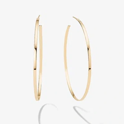 Lana Large Sunrise Hoops In In 14k Yellow Gold