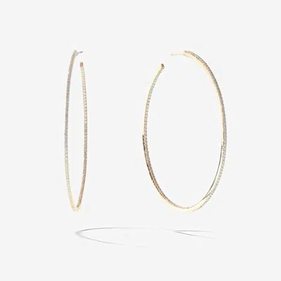 Lana Large Thin Inside Out Diamond Hoops 14k In Gold
