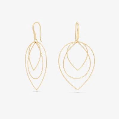 Lana Large Three Tier Earrings 14k In Gold