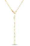 Lana Laser Square Lariat In Yellow