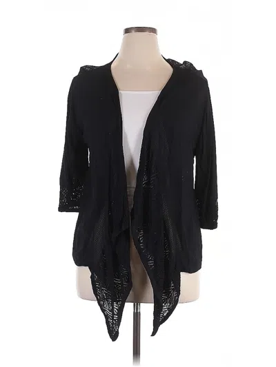 Pre-owned Lana Lee Cardigan Sweater In Black