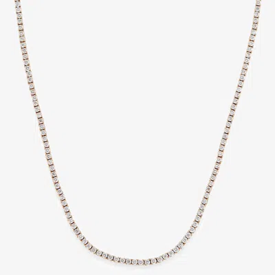Lana Legacy Diamond Tennis Choker Necklace 14k In Pink