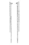 Lana Malibu 14k White Gold Front/back Duster Earrings In Metallic