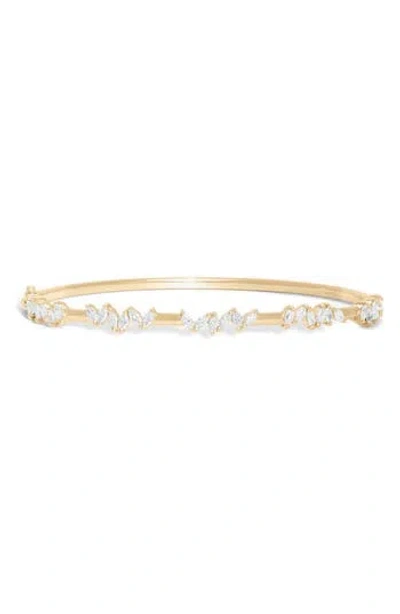 Lana Marquise Cut Diamond Bangle In Gold