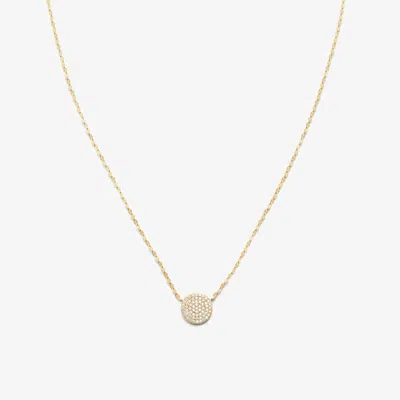 Lana Mega Diamond Disc Pendant Necklace 14k In Gold