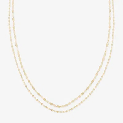 Lana Mega Gloss Blake And Blake Double Strand Choker Necklace 14k In Gold