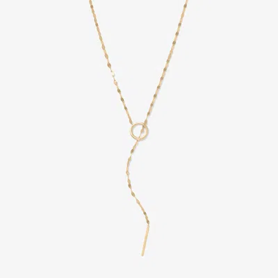Lana Mega Gloss Blake Eternity Lariat Necklace 14k In Gold