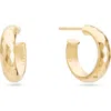 Lana Mini Disco 14k Gold Hoop Earrings In Gold