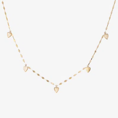 Lana Multi Mini Heart Necklace 14k In Gold