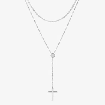 Lana Nude Blake® Layered Crossary Necklace In In 14k White Gold