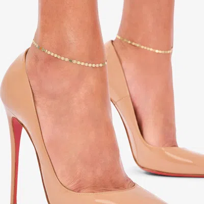 Lana Nude Chain Anklet 14k In Gold