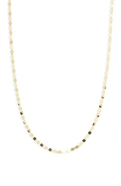 Lana Petite Nude Chain Necklace In Yellow