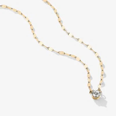 Lana Quarter Carat Solo Diamond Pendant Necklace 14k In Gold