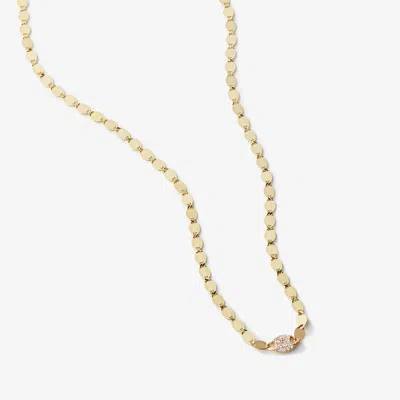 Lana Single Nude Link Diamond Pendant Necklace 14k In Gold
